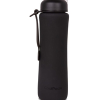Сгъваема силиконова бутилка COOLPACK - PUMP - rpet BLACK