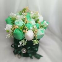 Аранжирвка от ароматни сапунени Лалета