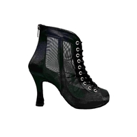 Black Saten Boots
