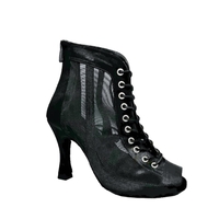 Black Saten Boots