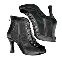 Black Saten Boots