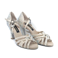 Rhinestone Shoes White