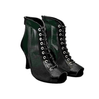 Black Saten Boots