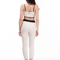 Сет за йога и пилатес Contrast Streamlined White and Black