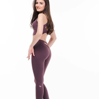 Спортен сет за йога и пилатес Purple Twist X-Cross