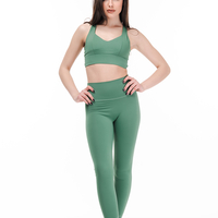 Спортен сет за фитнес Green Cross Back