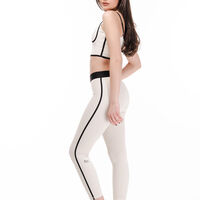 Сет за йога и пилатес Contrast Streamlined White and Black