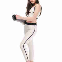 Сет за йога и пилатес Contrast Streamlined White and Black