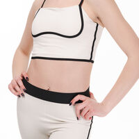 Сет за йога и пилатес Contrast Streamlined White and Black