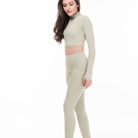 Сет за фитнес от три части Mint Green