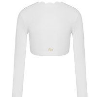 Топ с дълги ръкави IVORY WHITE
