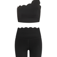 Сет с къс клин WAVES BLACK