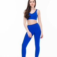 Спортен сет за фитнес Royal Blue Cross Back