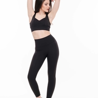 Спортен сет за фитнес Black Cross Back