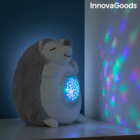 Плюшен таралеж с бял шум и проектор за нощна светлина Spikey InnovaGoods