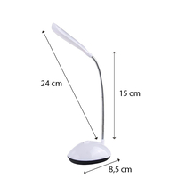 4 LED ученическа настолна лампа, нощна бяла