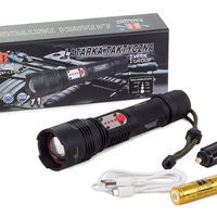 Военен фенерче Bailong cree led usb XM-L T6