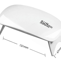 Мини uv led лампа за хибридни нокти, гелове мост