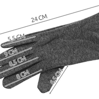 Тактилни ръкавици R6412 - сиви