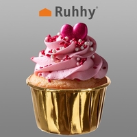 Чаши за мъфини - комплект 50 бр. Ruhhy 24376