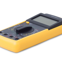 LCD измервателен уред мултицет с температурна сонда dt9208a