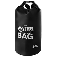 Водоустойчива чанта 30L черна 23568