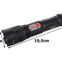 Военен фенерче Bailong cree led usb XM-L T6