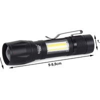 Класическо фенерче Bailong mini cree zoom XP-E COB