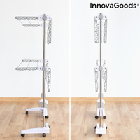 Сгъваем Електрически Простир с Въздушен Поток Breazy InnovaGoods (12 ребра) 24W