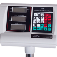 Lcd складова платформена везна до 300кг 50х40