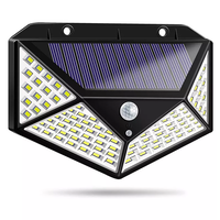 Соларна лампа 100 led със сензор за движение