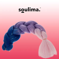 Синтетична коса омбре плитки Soulima 23577