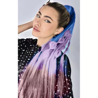Синтетична коса омбре плитки Soulima 23577