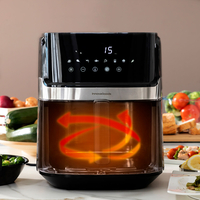 Фритюрник без Мазнина InnovaGoods Fryinn Pro 5500 Черен Неръждаема стомана 1700 W 5,5 L