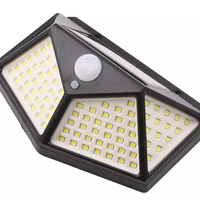 Соларна лампа 100 led със сензор за движение
