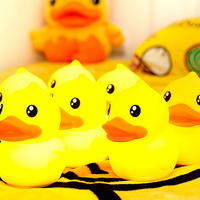 Детска нощна лампа led rgb duck touch