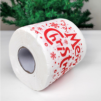 Коледна тоалетна хартия santa funny wc