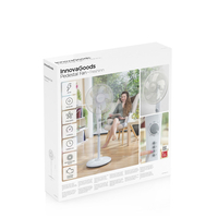 Вентилатор с крака InnovaGoods Freshinn Бял 45 W