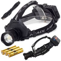 Bailong led лампа за глава cree XHP70 powerbank