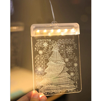 Led 3d витражи за декорация на коледни светлини