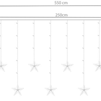 Светлинна завеса 108LED - многоцветна 31V KŚ11319