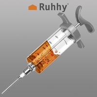 Инжектор за месо + 3 игли Ruhhy 23055