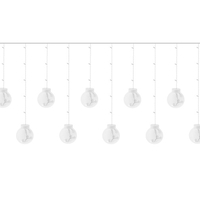 Светлинна завеса 108LED USB - студено бяло KŚ19770
