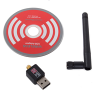 WiFi мрежова карта wifi адаптер антена 300mbps