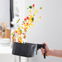 Фритюрник без Мазнина InnovaGoods Fryinn Pro 5500 Черен Неръждаема стомана 1700 W 5,5 L