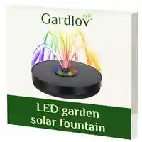 Гърдлов 23227 LED соларен градински фонтан