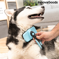 Четка за почистване на домашни любимци с прибиращи се зъбци Groombot InnovaGoods
