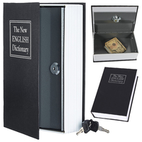 Сейф, Книга, Метал, Кутия, Сейф, Ключ 24см