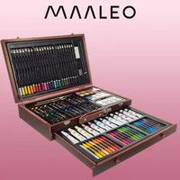 Комплект за рисуване в куфар - 128 части Maaleo 21644