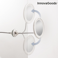 LED увеличително огледало с гъвкаво рамо и вендуза Mizoom InnovaGoods